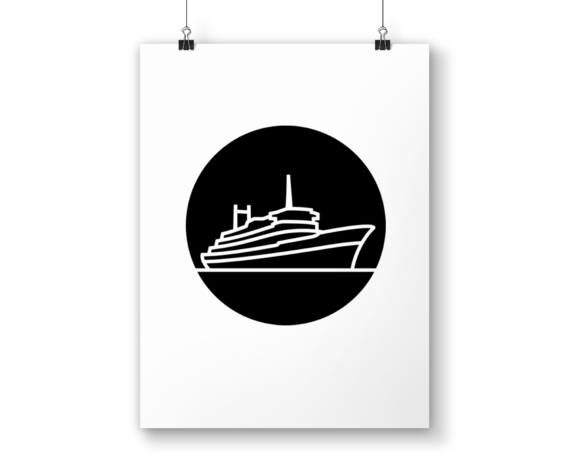 Poster SS Rotterdam ICON010