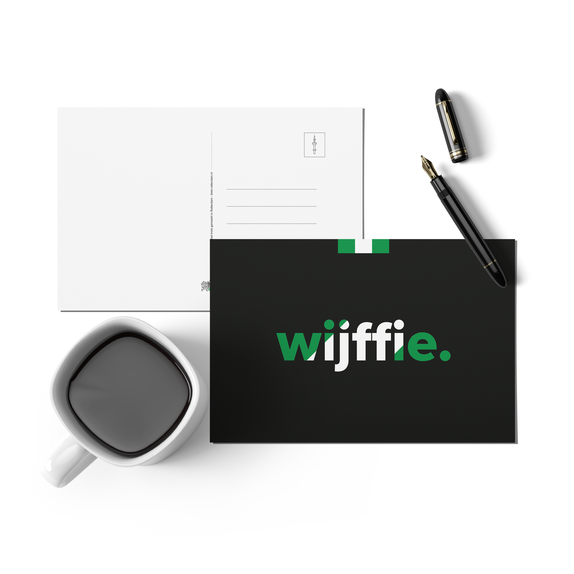 Afbeelding Rotterdamse kaart "Wijffie"- 