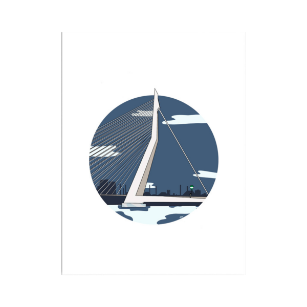 Afbeelding Artprint Erasmusbrug 