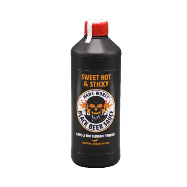 Afbeelding van een fles Black Beer Sauce  