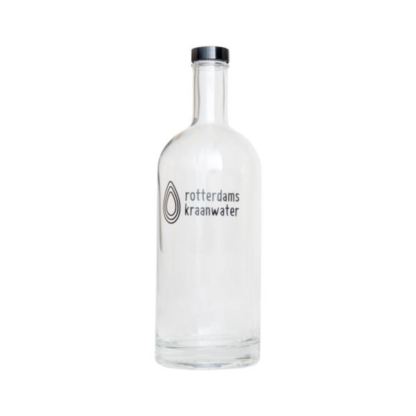Afbeelding  Fles Rotterdams Kraanwater Zwart 