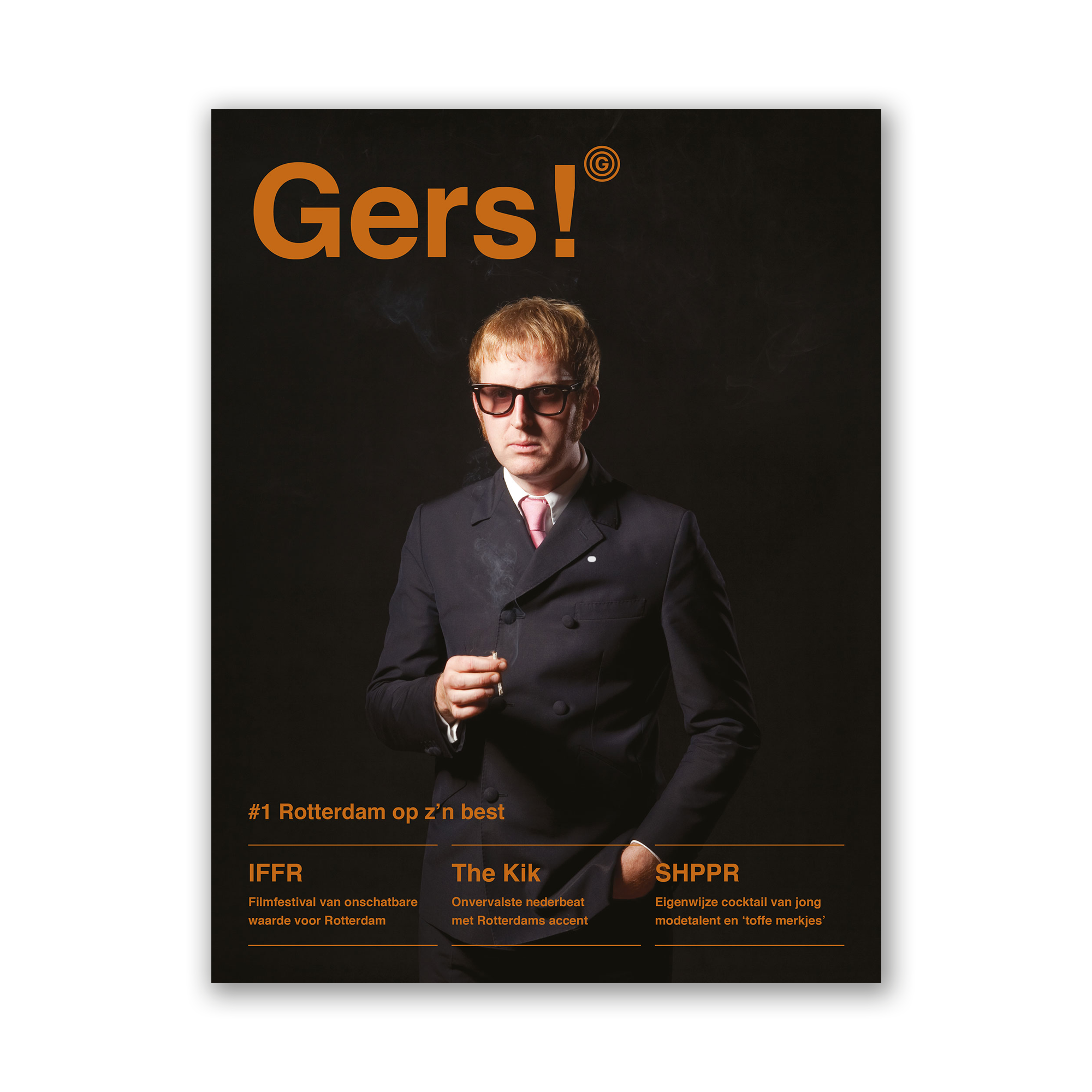 Afbeelding van Gers! magazine editie 1 met als cover Dave von Raven van The Kik.