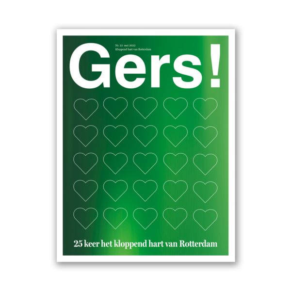 Afbeelding van Gers! magazine editie 25 met op de cover 25 hartjes 
