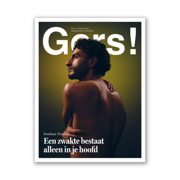 Afbeelding van Gers! magazine editie 28 met op de cover Rotterdammer en balkunstenaar Soufiane Touzani