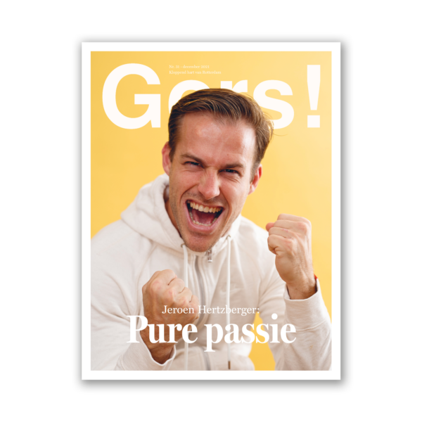 Afbeelding van Gers! magazine editie 31 met op de cover Rotterdammer en hockeygrootheid Jeroen Hertzberger