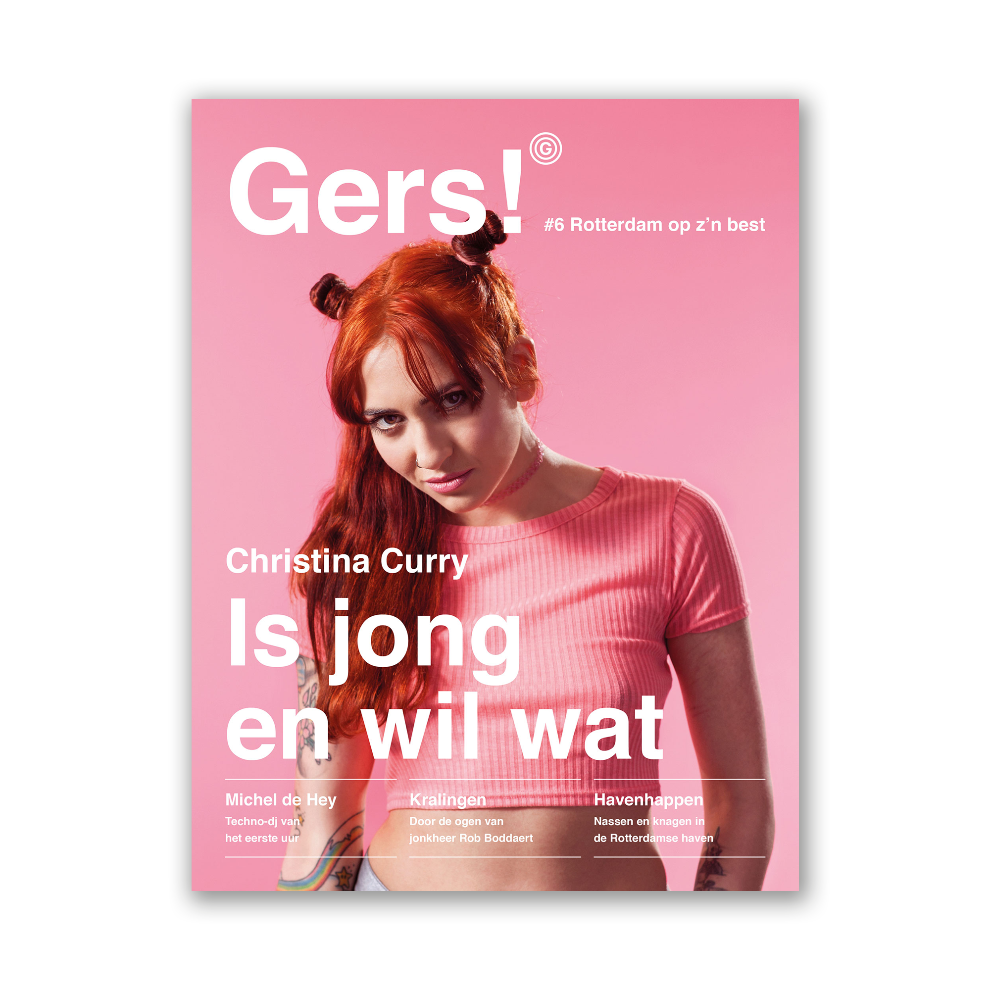 Afbeelding van Gers! magazine editie 6 met op de cover Rotterdammer Christina Curry
