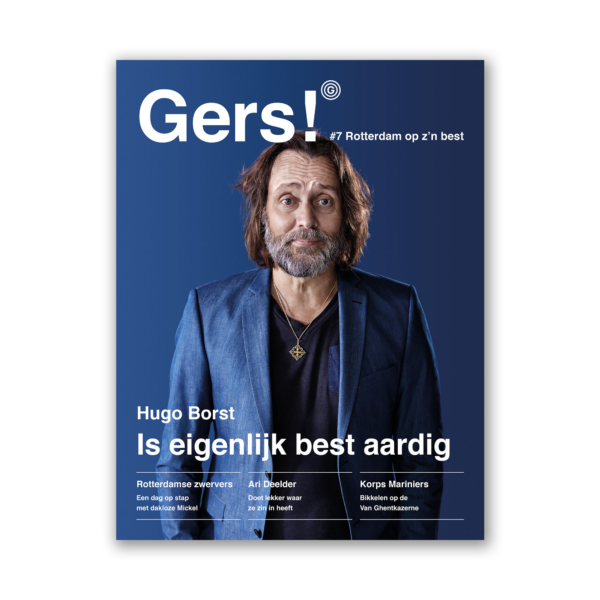 Afbeelding van Gers! magazine editie 7 met op de cover Rotterdammer & Spartaan Hugo Borst