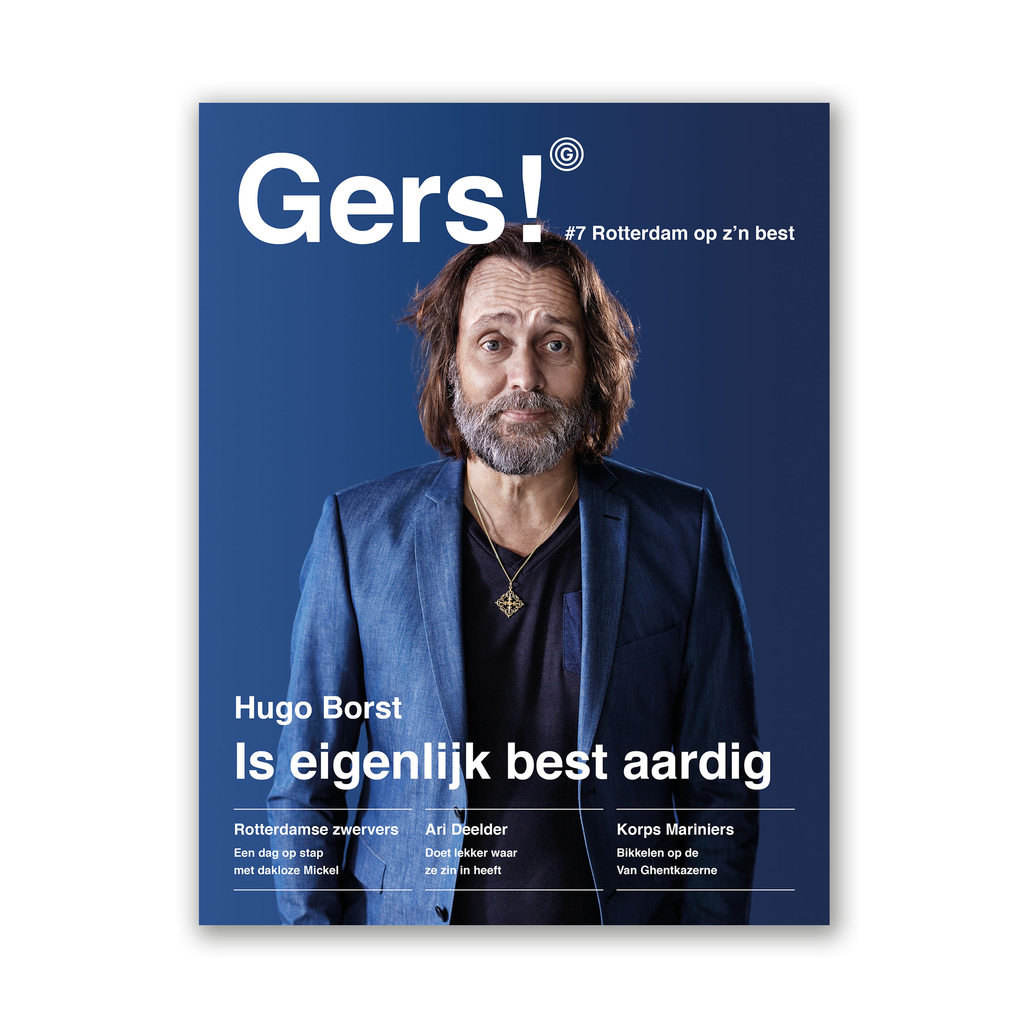 Afbeelding van Gers! magazine editie 7 met op de cover Rotterdammer & Spartaan Hugo Borst