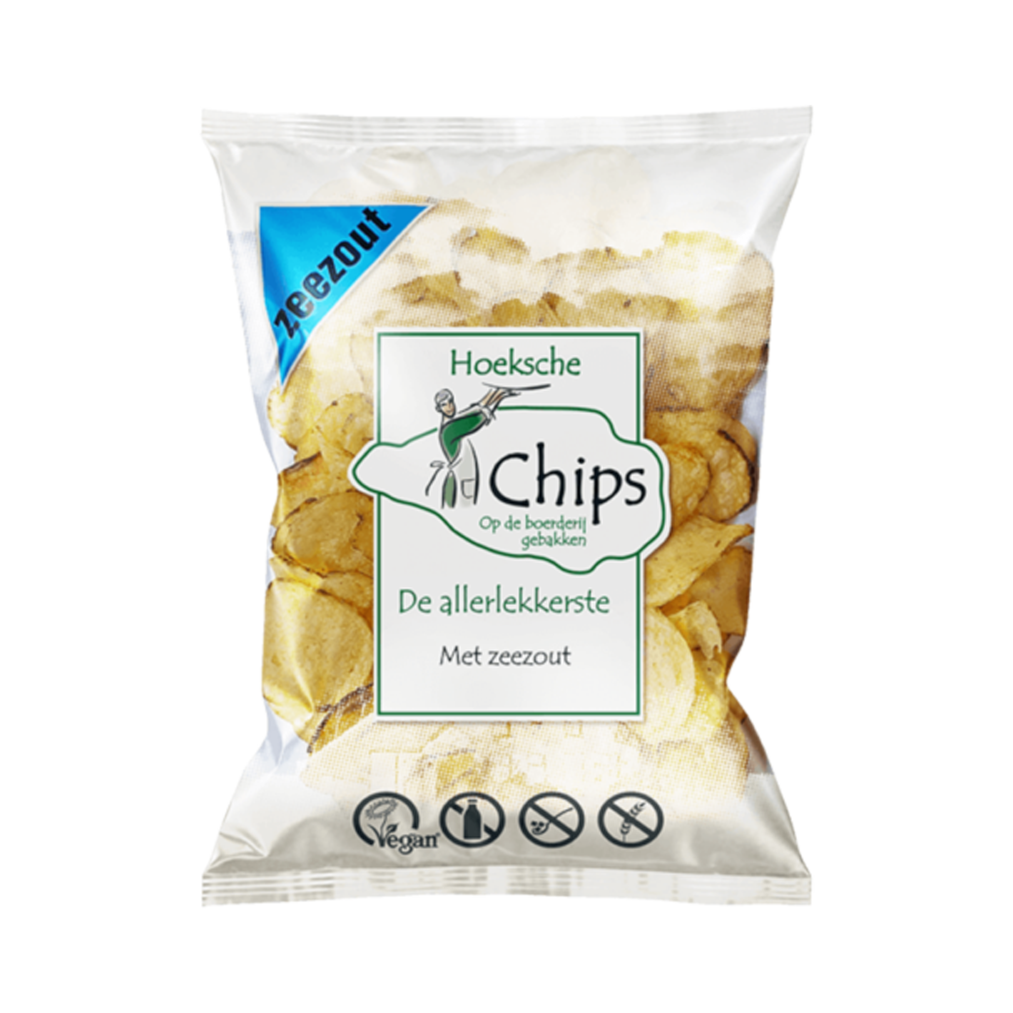 Afbeelding Hoeksche Chips Naturel met Zeezout 75 gram