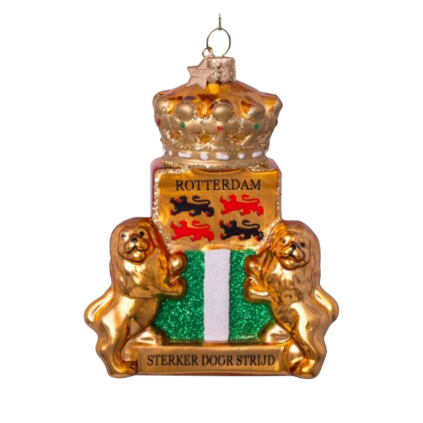 Afbeelding Kerstbal Wapen van Rotterdam