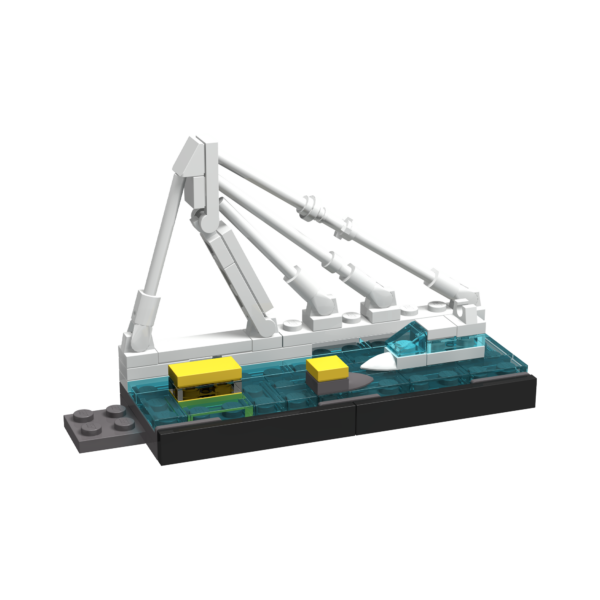 Afbeelding  Rotterdam Erasmusbrug LEGO set