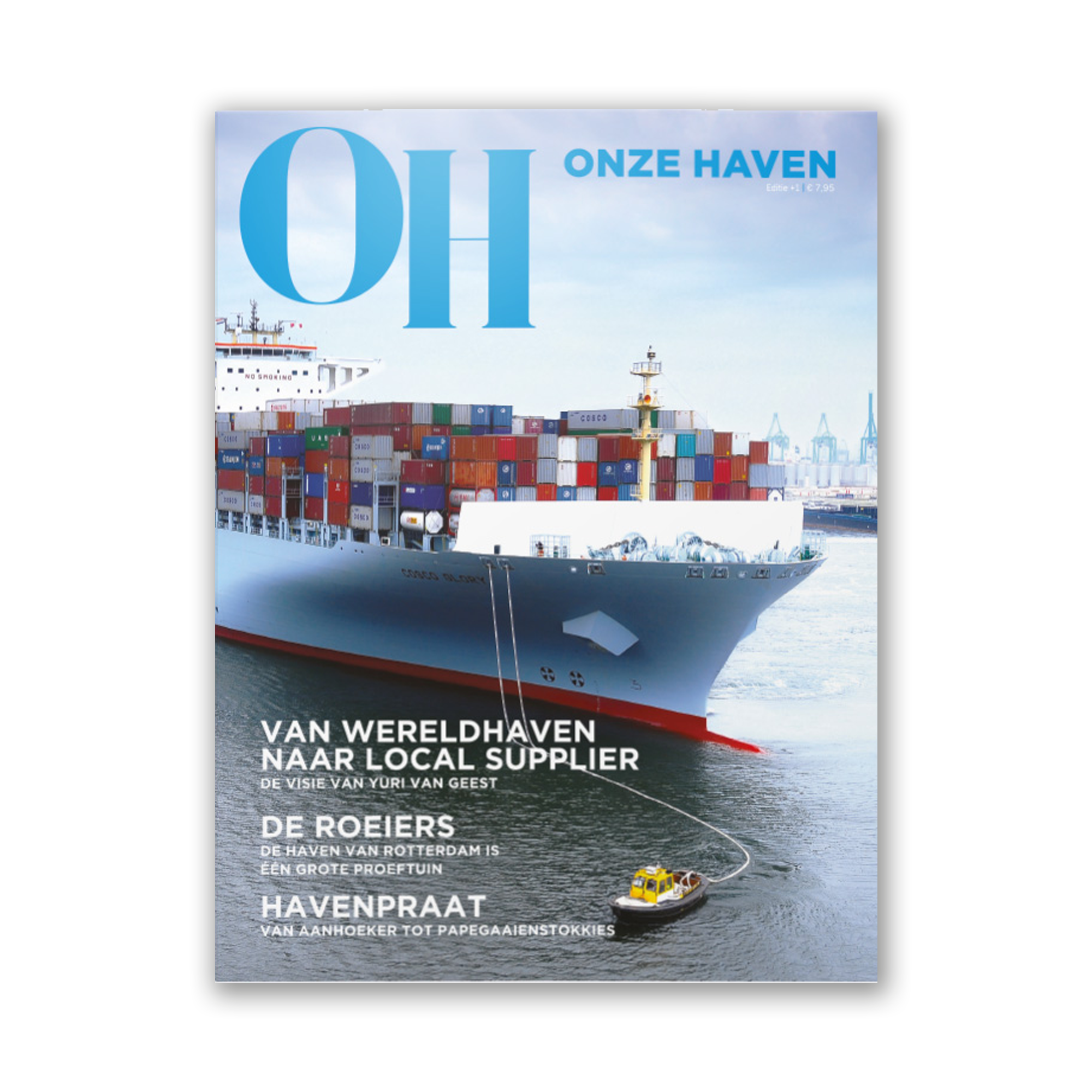 Afbeelding van de cover van Onze Haven magazine editie 1