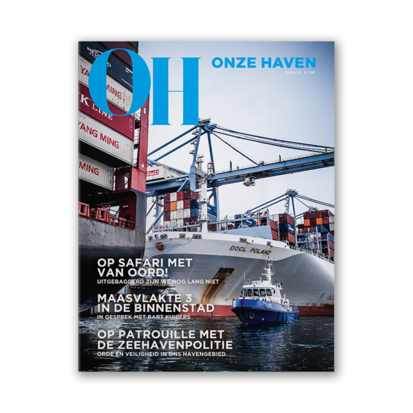 Afbeelding van de cover van Onze Haven magazine editie 3