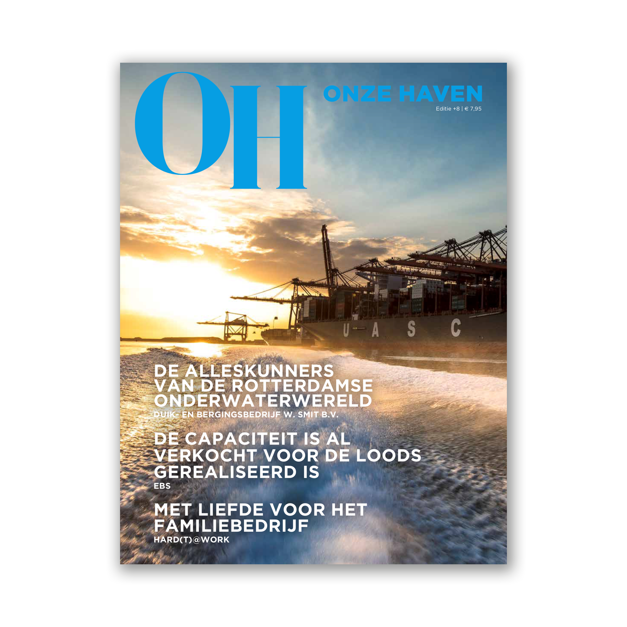 Afbeelding van de cover van Onze Haven magazine editie 8