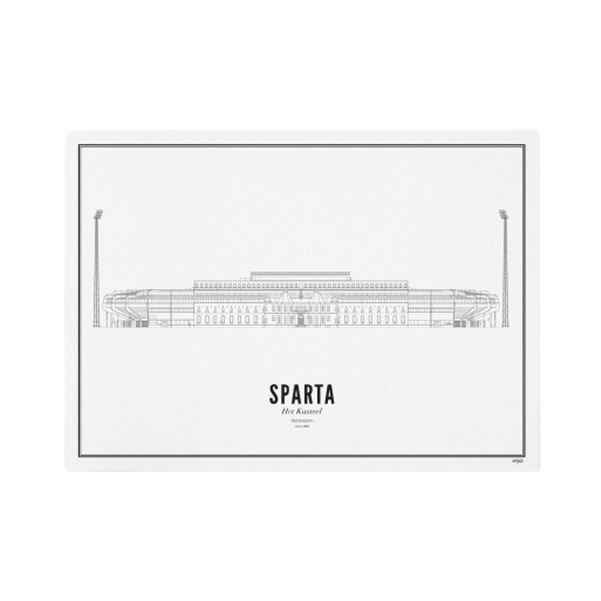 Afbeelding Poster Sparta Het Kasteel