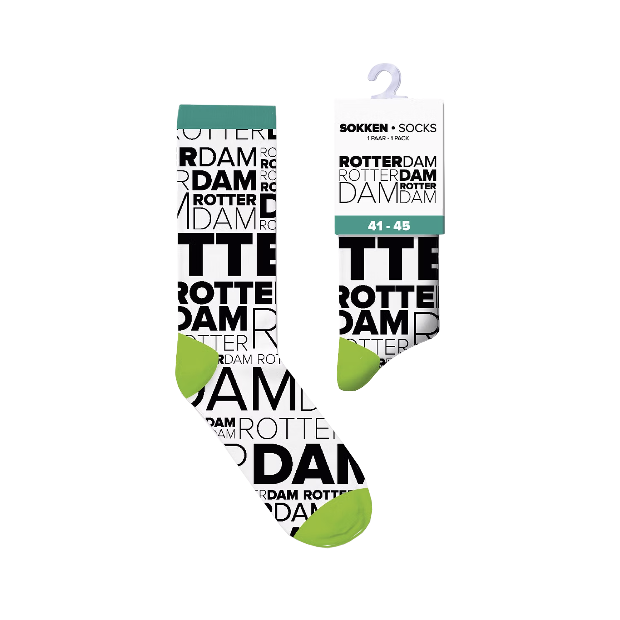 Afbeelding Sokken met Rotterdam motief 
