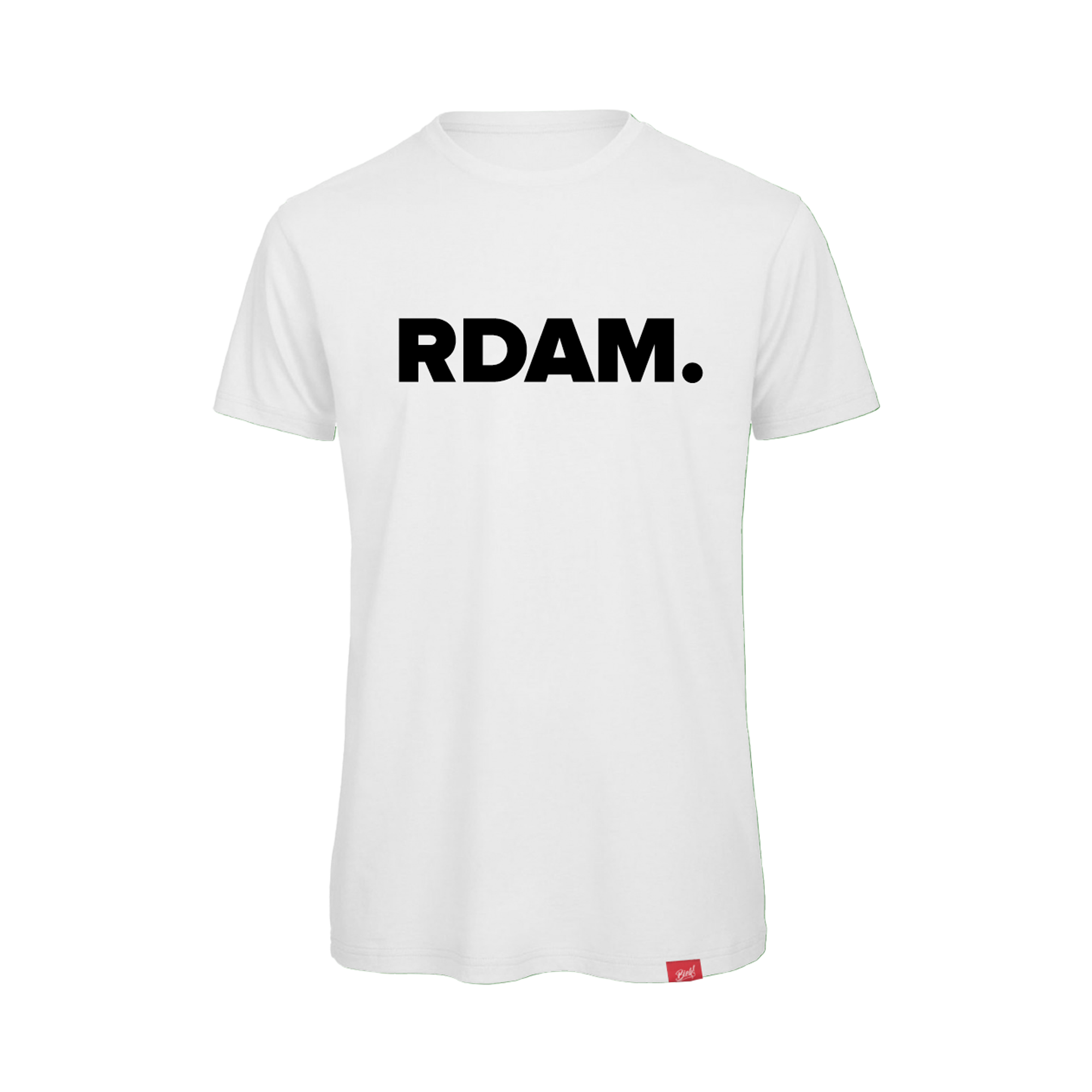 Afbeelding Shirt RDAM. wit/zwart