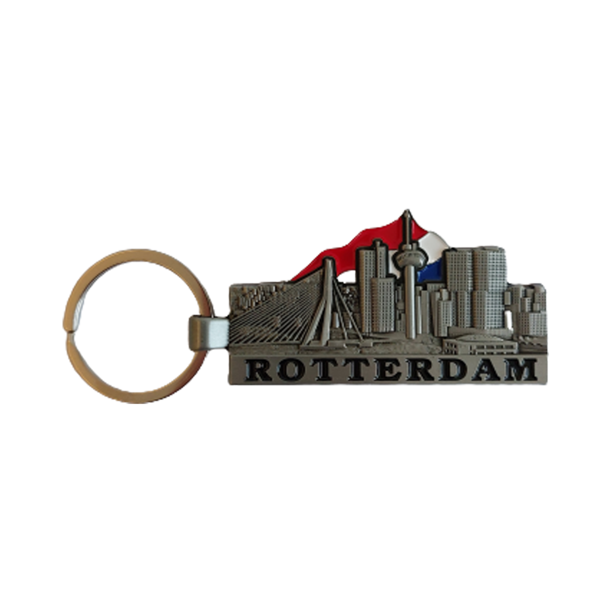 Afbeelding Rotterdamse sleutelhanger Skyline