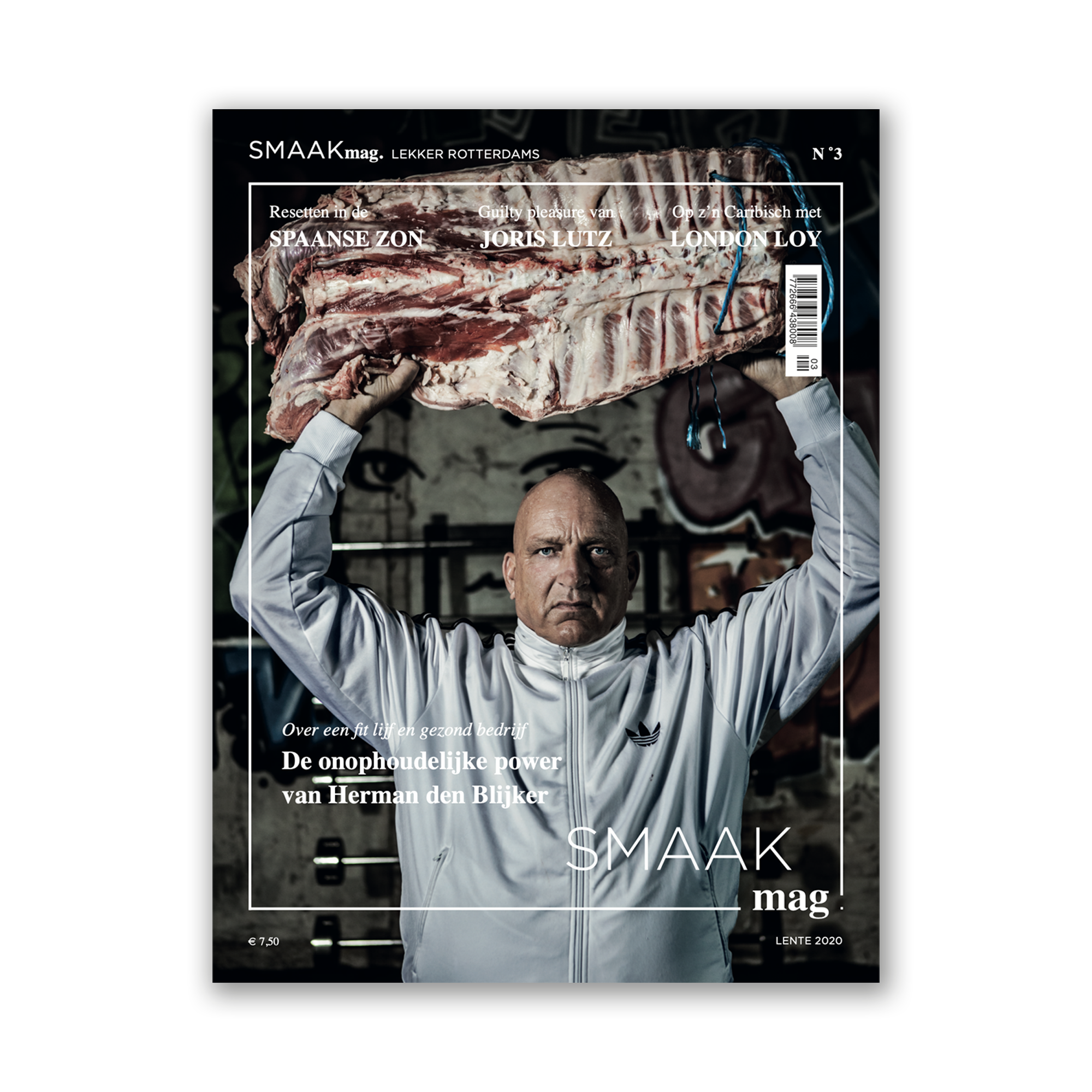 Afbeelding van SMAAKmag. editie 3 met op de cover Herman den Blijker