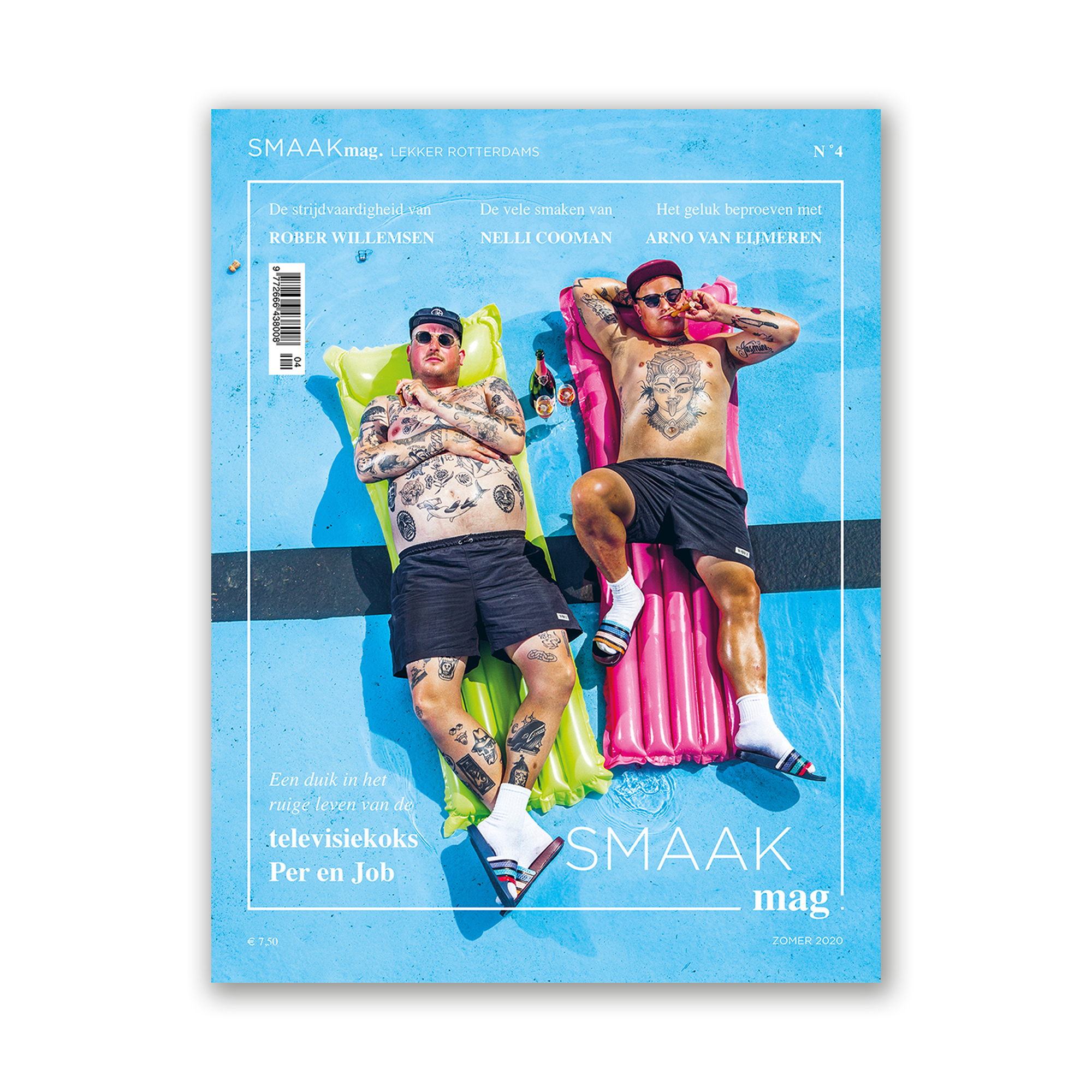 Afbeelding van de cover van SMAAKmag. 4 met Job en Perry daarop afgebeeld.