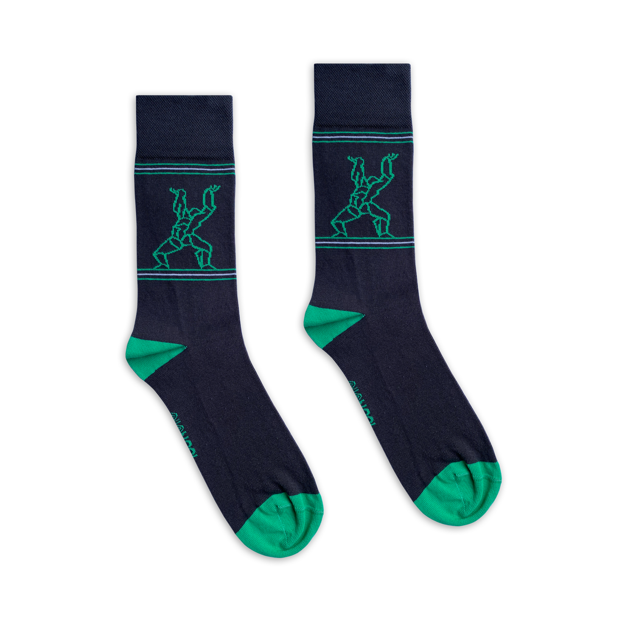 Afbeelding Rotterdamse sokken Zadkine De verwoeste stad