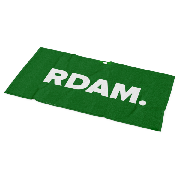 Afbeelding  Rotterdams strandlaken RDAM. (Rotterdams groen) 