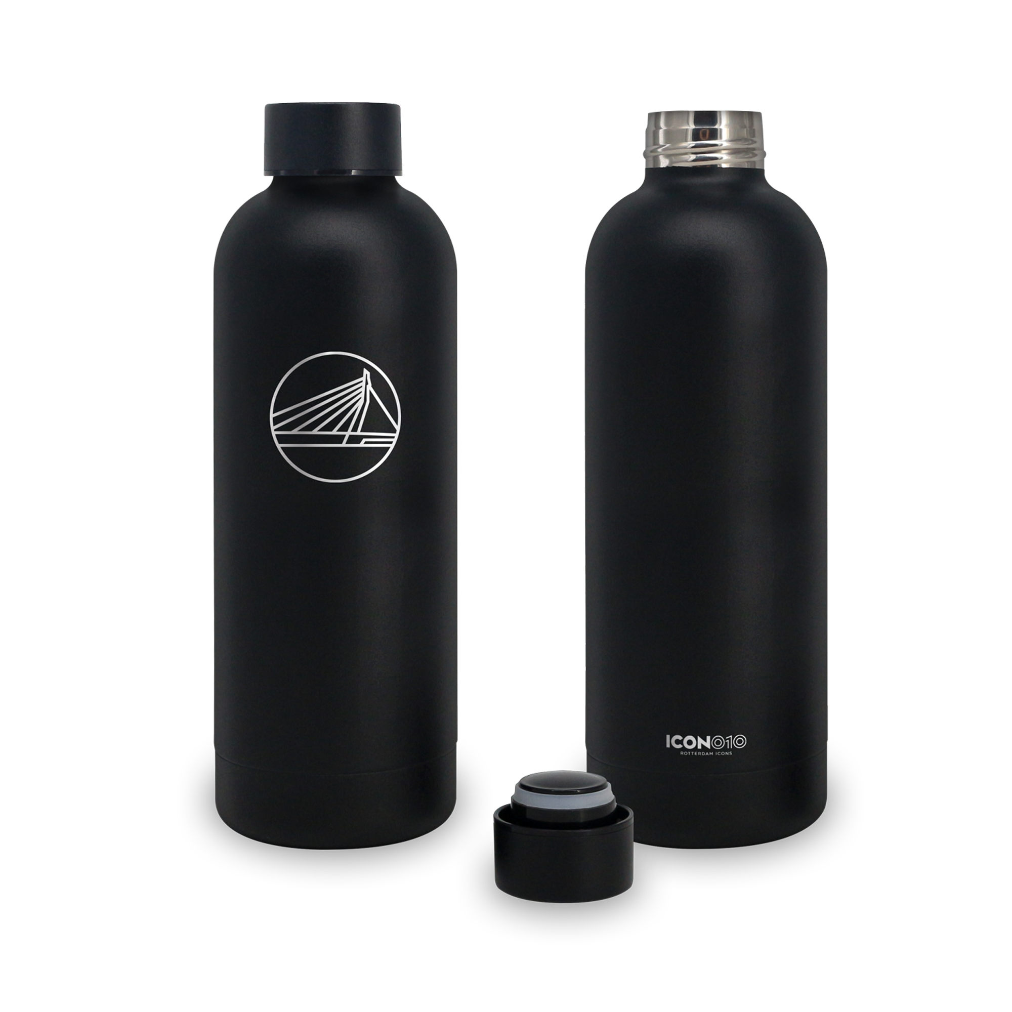 Afbeelding Rotterdamse thermosfles Erasmusbrug  