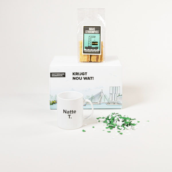 Afbeelding van een natte t pakket koekie erbij