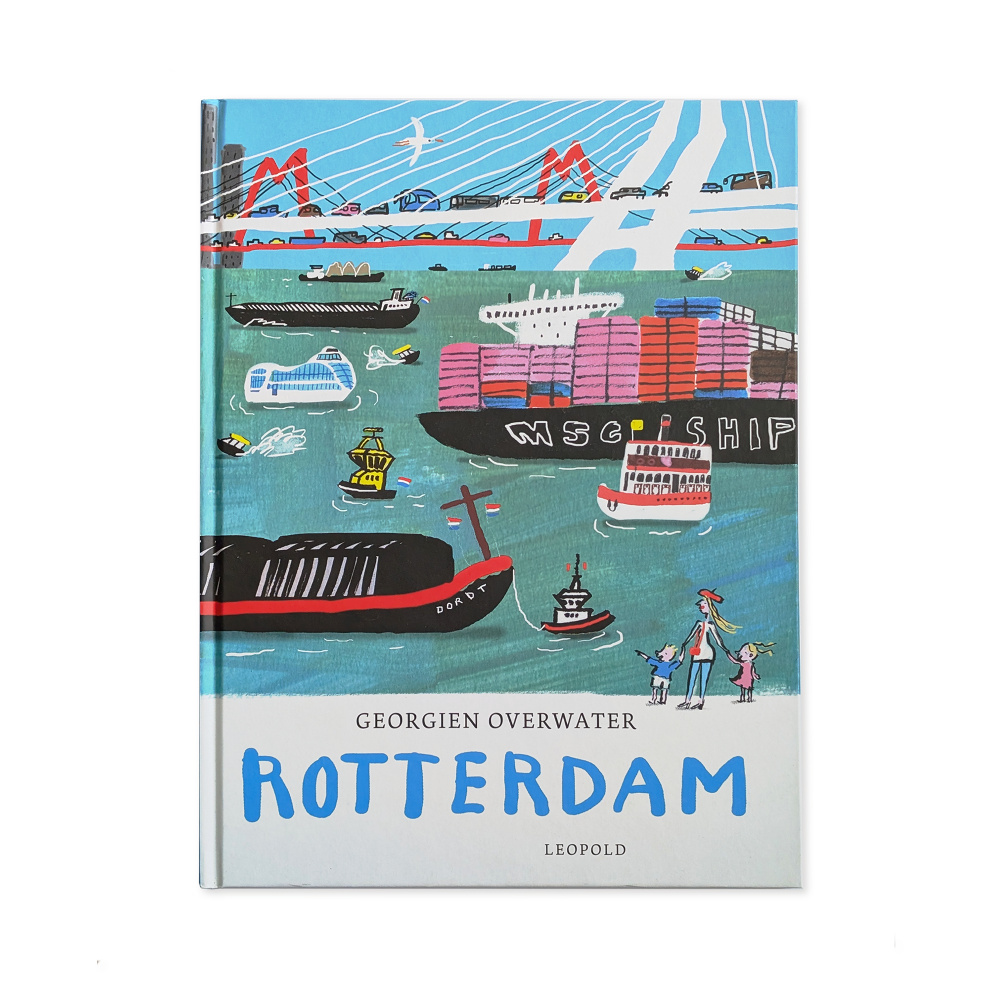 Afbeelding van de voorzijde van het prentenboek Rotterdam