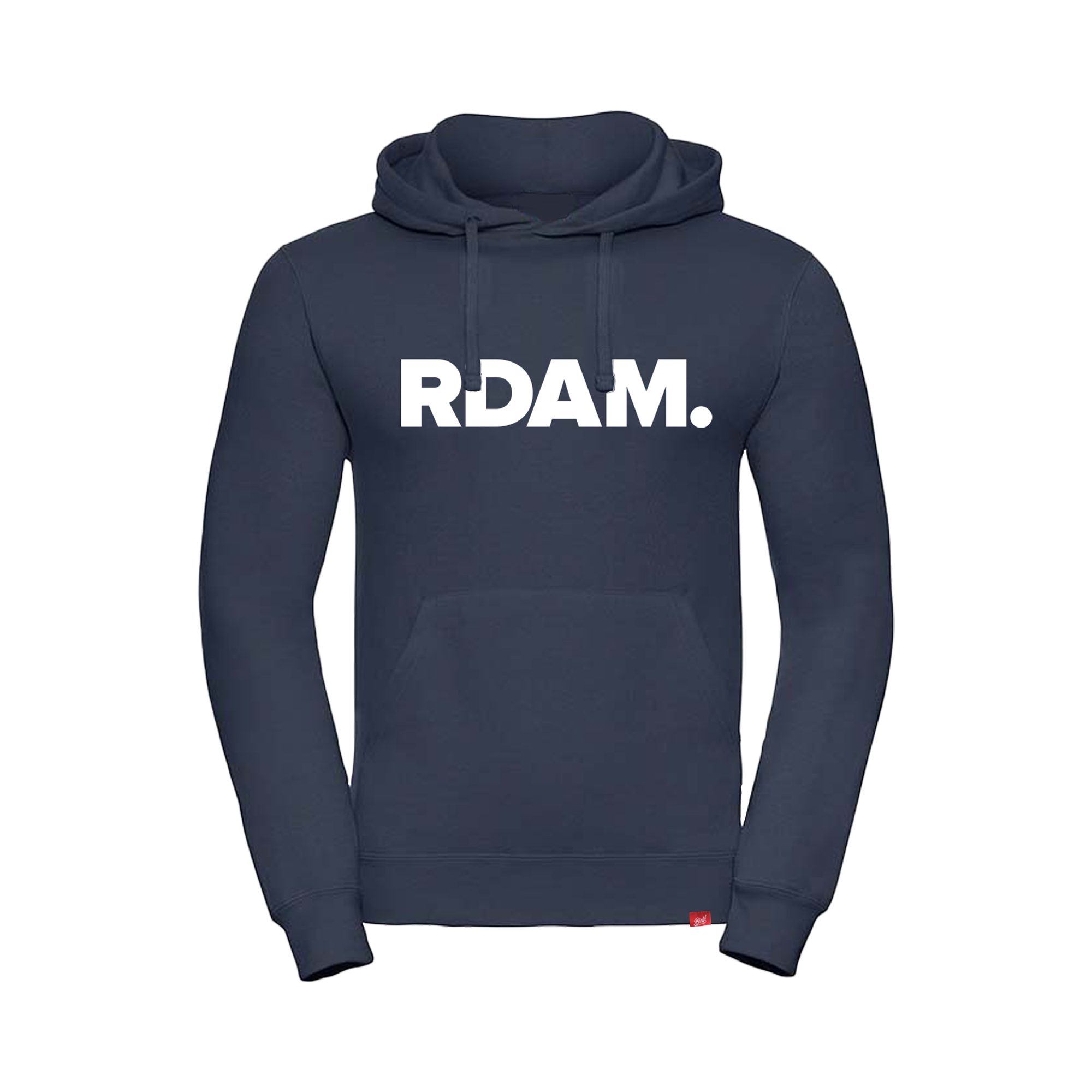 Afbeelding van hoodie RDAM.  donkerblauw 