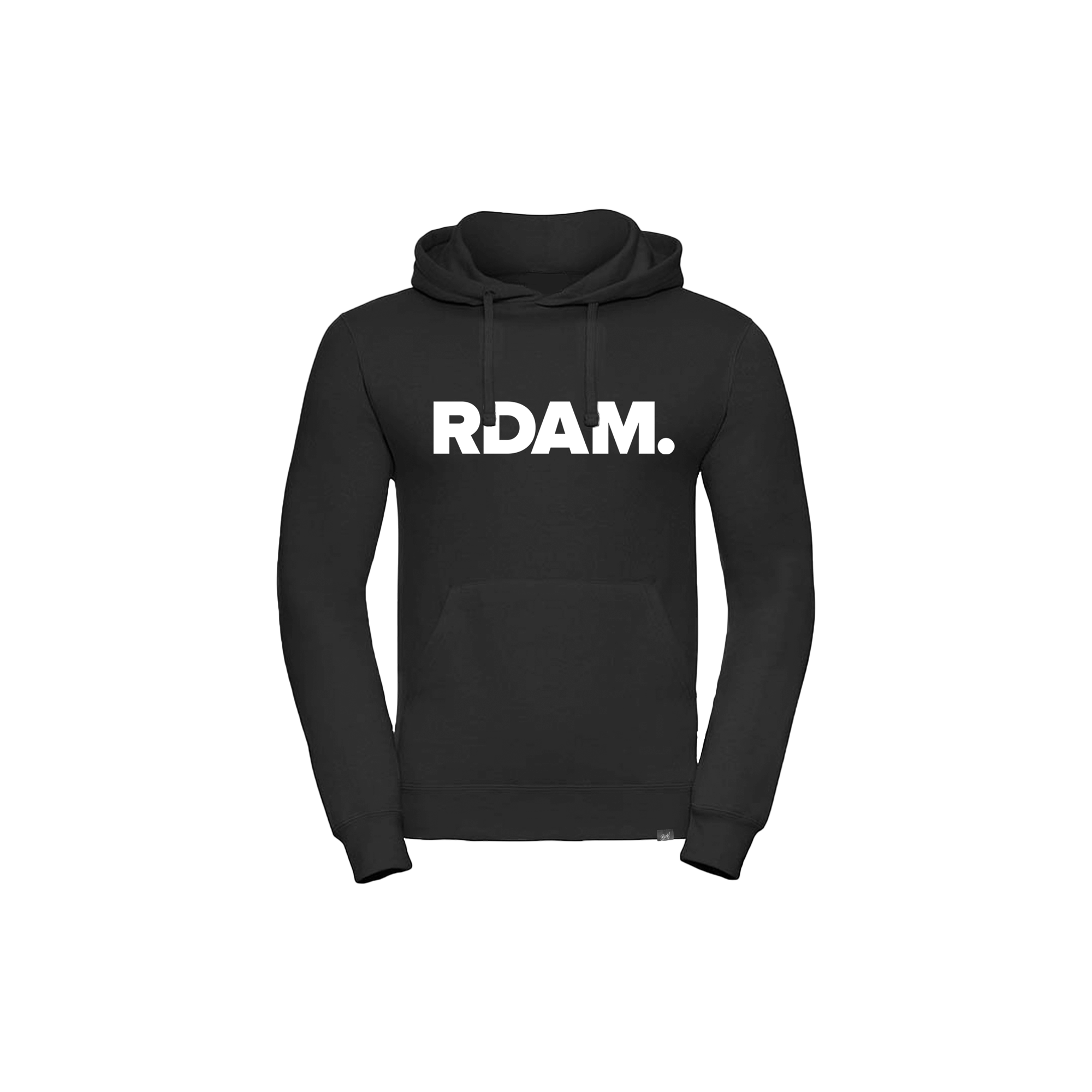 Afbeelding van hoodie RDAM. in de kleur zwart voor kids. 