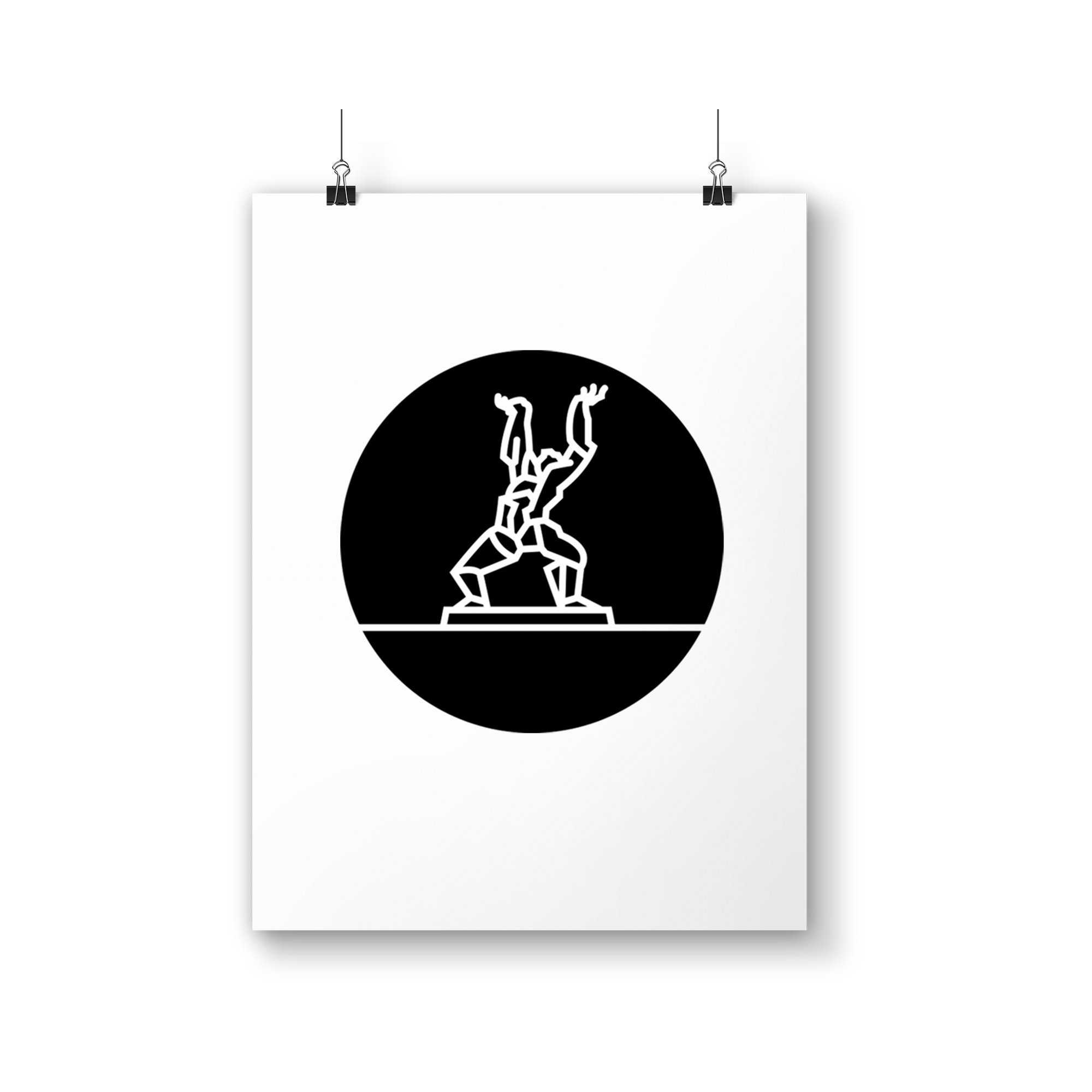 Afbeelding van Poster De verwoeste stad Zadkine 