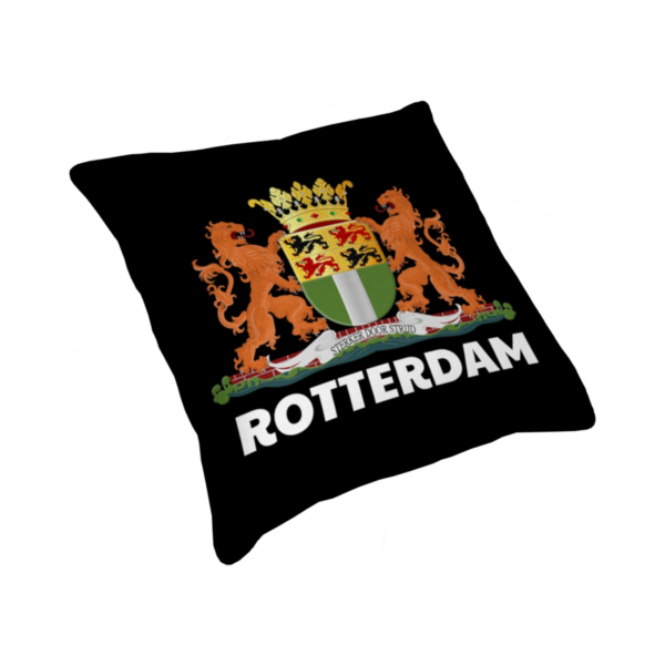 Afbeelding zwarte Kussenhoes Sterker door strijd 