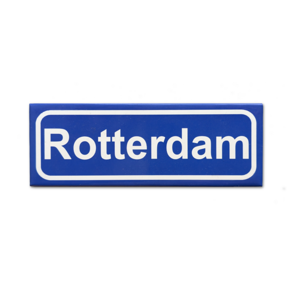 Afbeelding van Magneet naambord Rotterdam 