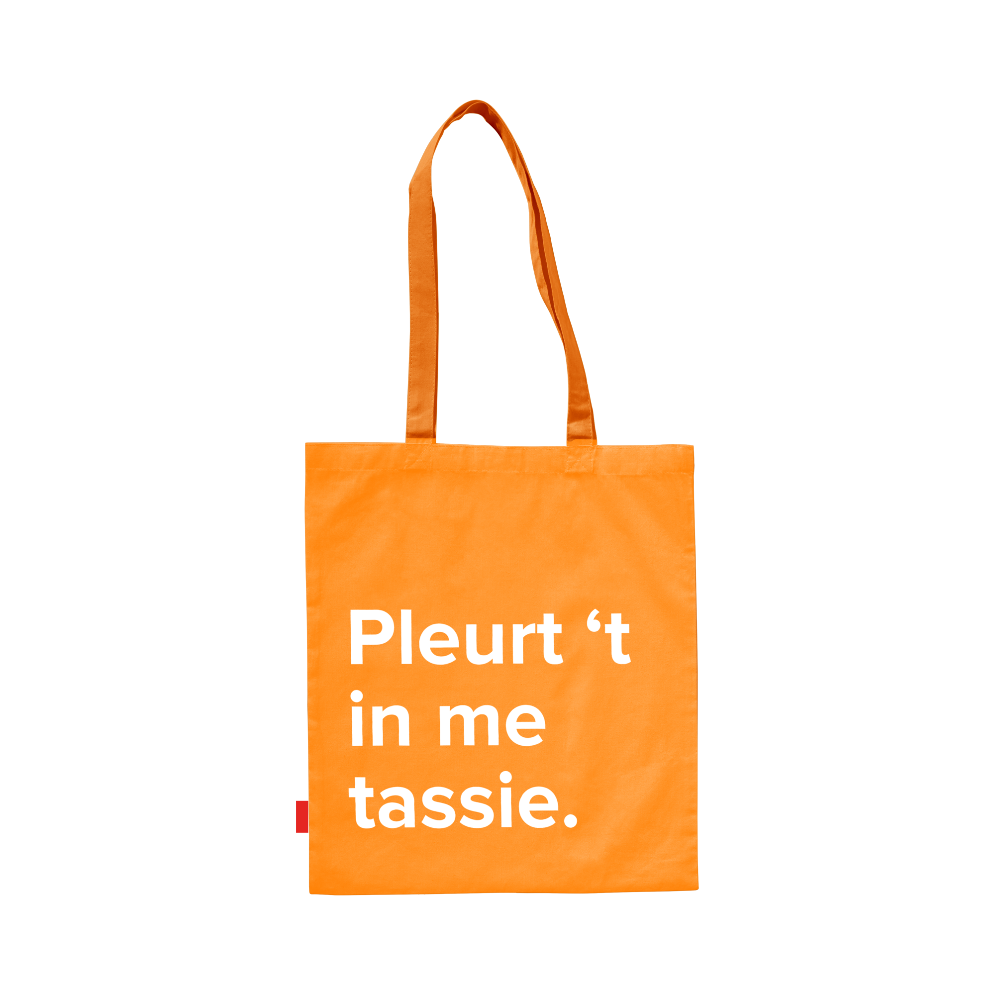 Afbeelding "Pleurt 't in me tassie" oranje