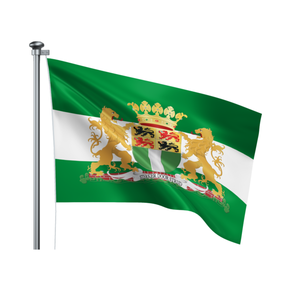 Afbeelding Rotterdamse vlag  Sterker door strijd 