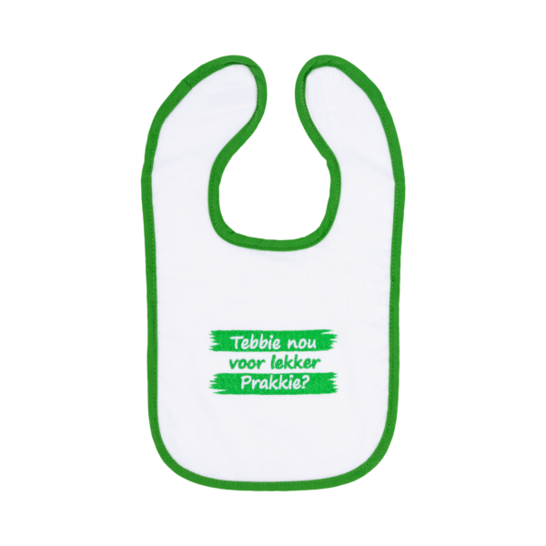 Afbeelding van Slabbetje " tebbie nou voor lekker prakkie" 