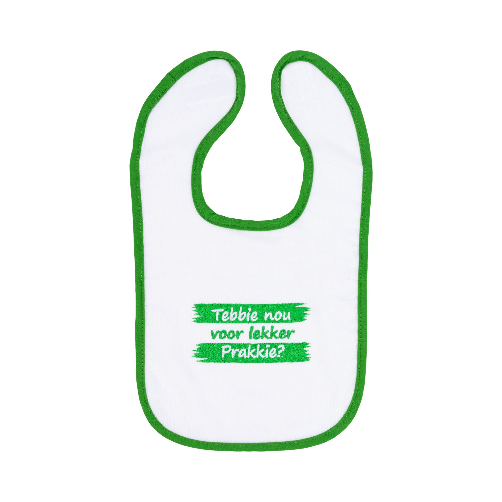 Afbeelding van Slabbetje " tebbie nou voor lekker prakkie"Ā