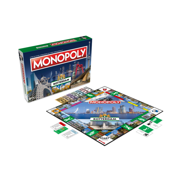 Afbeelding van het Rotterdamse Monopoly spel