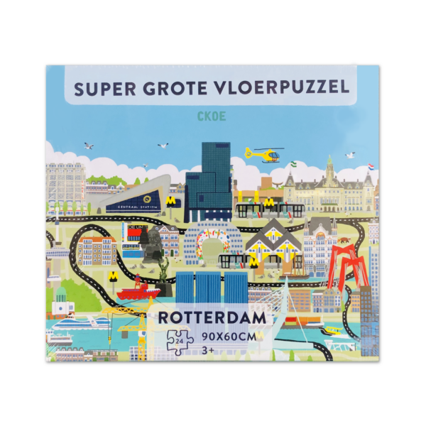 Afbeelding van vloerpuzzel Rotterdam 