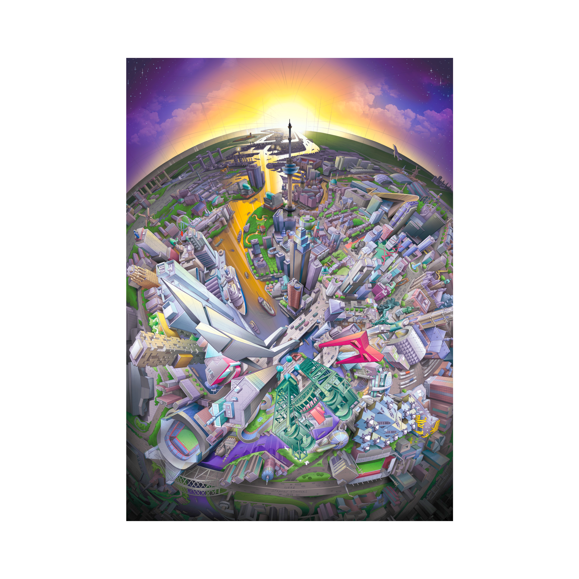 Afbeelding van poster Vogelvlucht