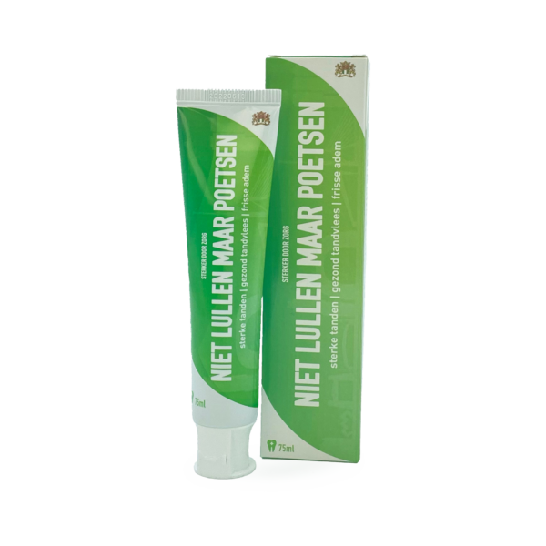 Rotterdamse tandpasta "Niet lullen maar poetsen"
