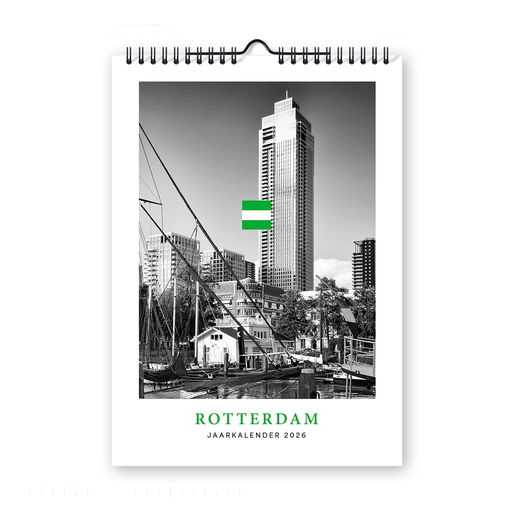 Afbeelding van maandkalender Roterdam 2026