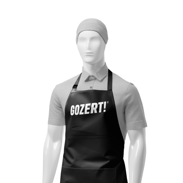 Afbeelding van schort met tekst "Gozert"