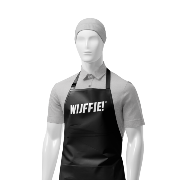 Afbeelding van schort met tekst "Wijffie"
