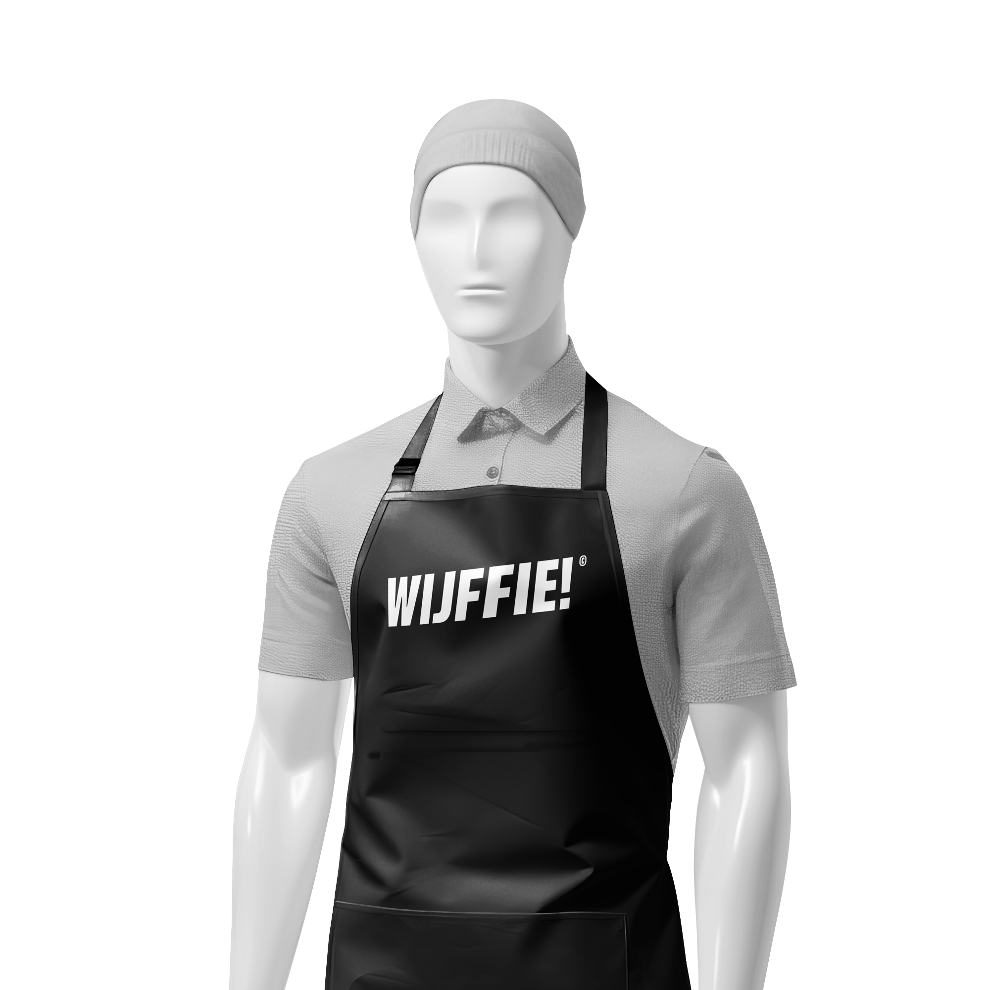 Afbeelding van schort met tekst "Wijffie"