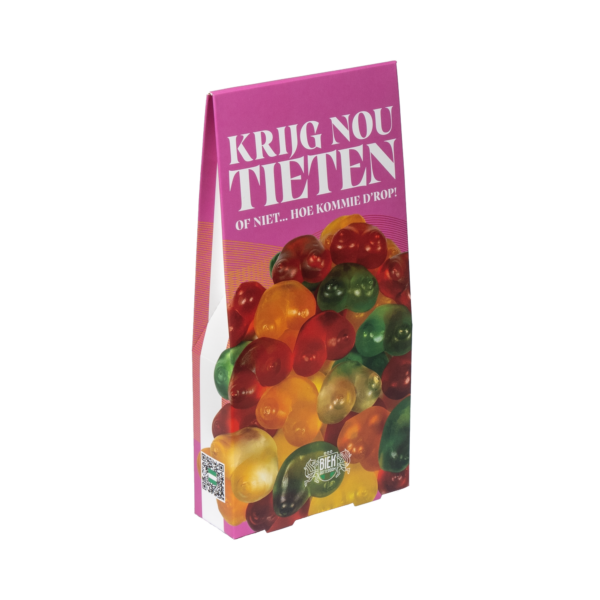 Afbeelding van staverpakking "Krijg nou tieten"