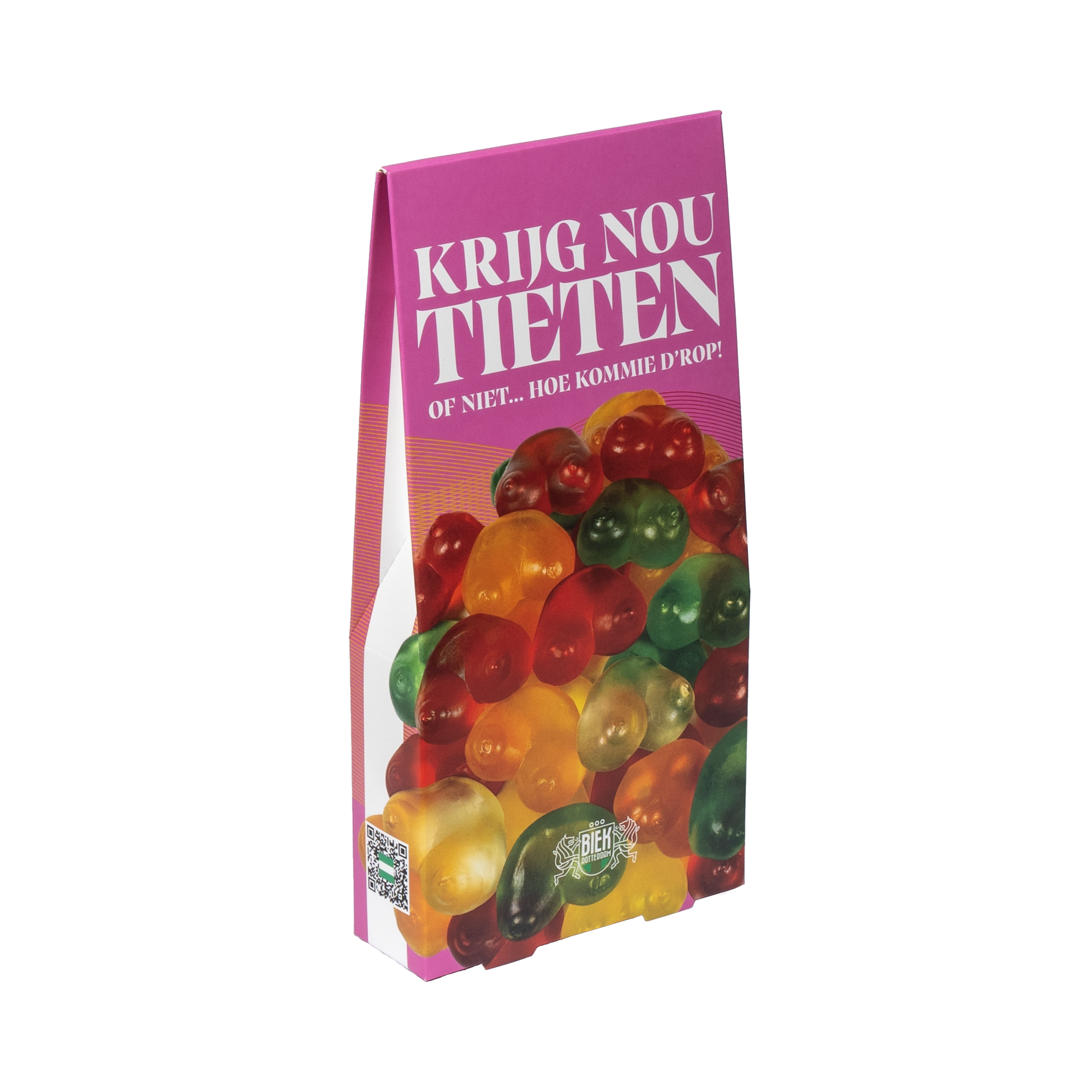 Afbeelding van staverpakking "Krijg nou tieten"