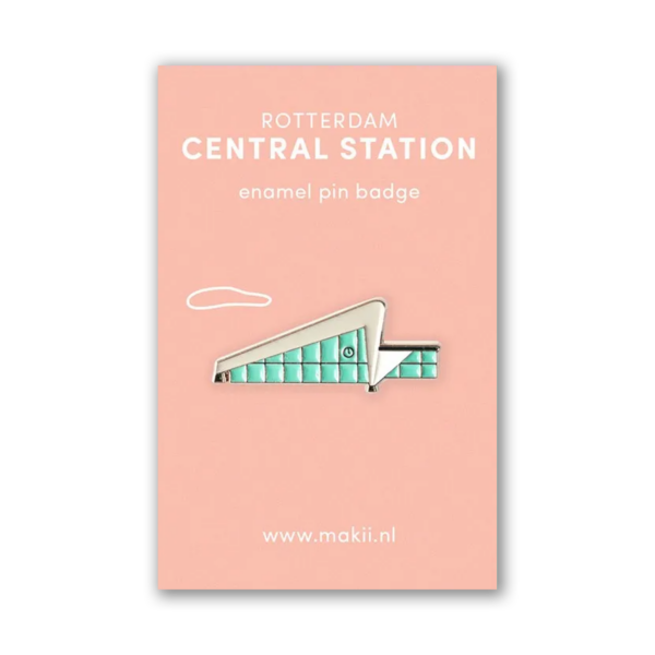 Afbeelding van Rotterdamse pin van het Rotterdamse Centraal Station