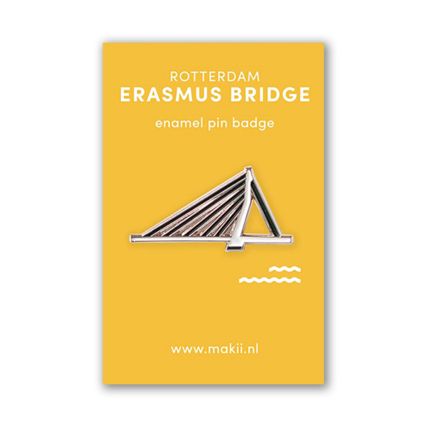Afbeelding van Rotterdamse pin van de Erasmusbrug